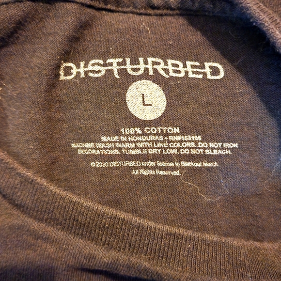 Vintage Disturbed Crew T-Shirt Circa 2005. 10,000 Fists. Size Large. - Picture 4 of 4